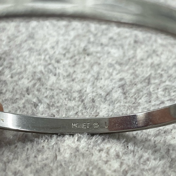 Vintage Silver Monet Bracelet - Picture 2 of 5